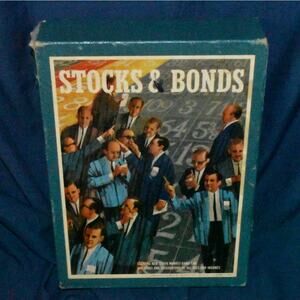 Stocks & Bonds Board Game 3M 1964 VINTAGE
